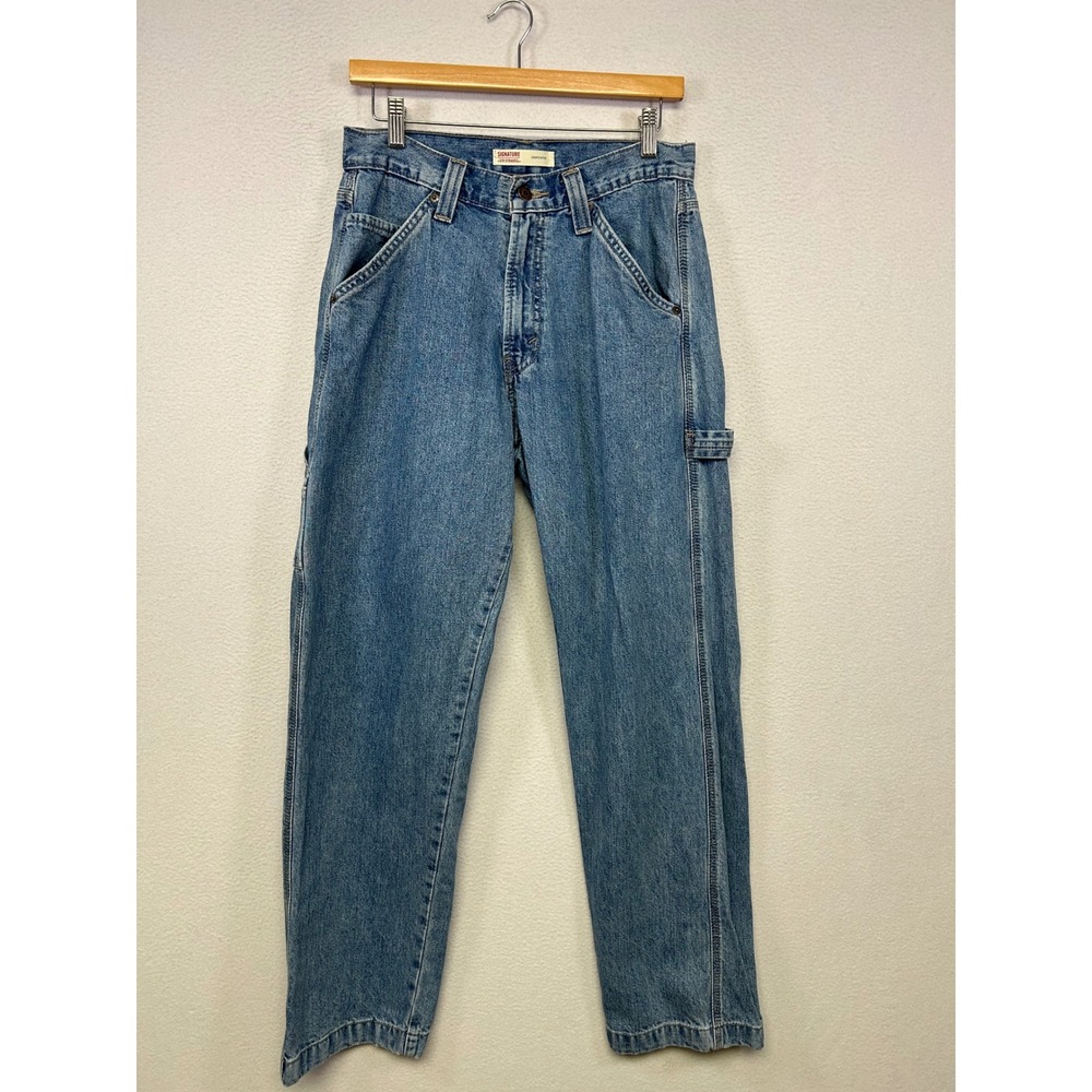 Workwear Gorpcore Signature by Levi Strauss Mens 30x32 Blue Carpenter Jeans